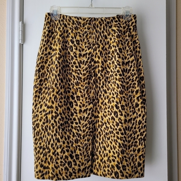 JH Collectibles leopard print pencil skirt size 4 - Picture 1 of 3